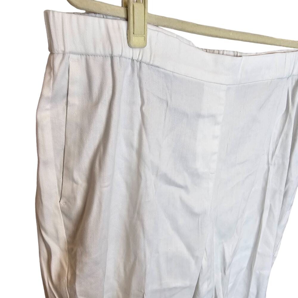 J. Jill Womens Linen Blend Trousers Size XL Resortwear Travel Career Minimalist - Picture 4 of 9